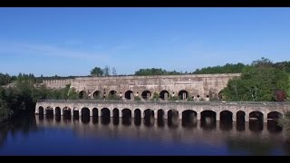 Old Pinawa Dam  Drone Footage [upl. by Adekahs]