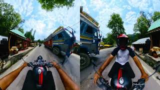 Manali to Atal tunnel Scenic Motovlog  ASMR Classic350 RAW exhaust sound insta360x4 HDR 4k dashcam [upl. by Asela]