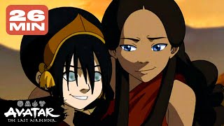 Toph amp Kataras Best Moments Ever ⛰🌊  Avatar The Last Airbender [upl. by Mccomb175]