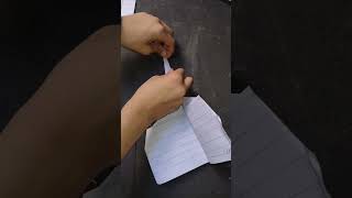 How to make easy jet paper plane  longest flying paper plane shorts [upl. by Alemrac]