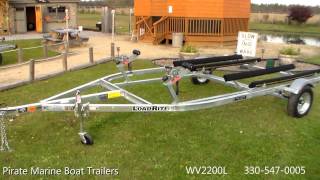 Load Rite WV2200L by Pirate Marine Boat Trailers [upl. by Acirderf]