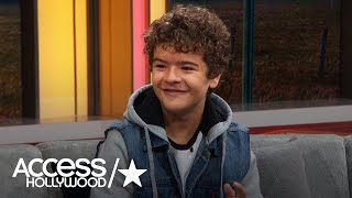 Stranger Things Gaten Matazarro Teases Season 2 Secrets  Access Hollywood [upl. by Nesral]