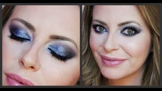 Maquillage pour le réveillon Blue Night [upl. by Reppep]