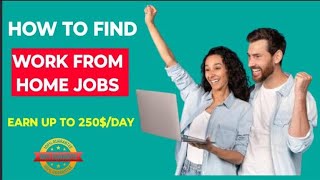 Best Websites To Find Work From Home Jobs  How To Find Remote Jobs In 2024 [upl. by Zia677]