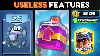 13 Most USELESS Features in Clash Royale [upl. by Henriette]