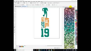 Corel draw tpx pantone paneli [upl. by Esiuol884]