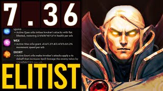 NEW PATCH 736 FACET ELITIST INVOKER GAMEPLAY  Dota 2 Invoker [upl. by Ahserak]