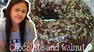 Chocolate and walnut cake pwedeng pang negosyo vlog no 11 [upl. by Trebornhoj]