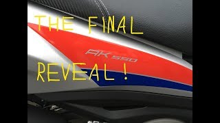 Kymco AK 550 Wrapping Project  THE FINAL REVEAL [upl. by Euginimod]