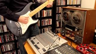 Reeltoreel Tape Delay Demonstration with Electric Guitar [upl. by Naget443]