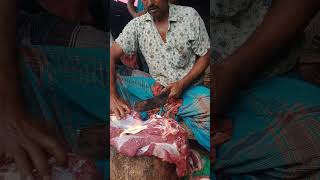 Amazing Ox Meat Cutting Skill By Skillful Butcher In a Village shorts reels best food [upl. by Edak]