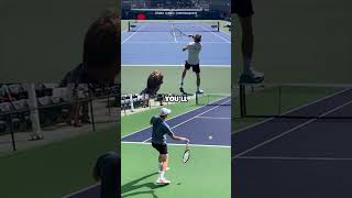 Forehand Comparison Of Andrey Rublev amp Andy Murray🔥  Video credit zenracquets [upl. by Oyek489]