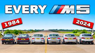 BMW M5 Generations DRAG RACE [upl. by Drawe508]