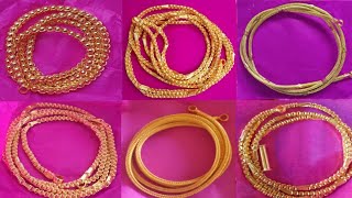 Latest Gold Thali Chain Designs Starting from 17 Grams  Gold Traditional Thali Chains with Weight [upl. by Dedie]