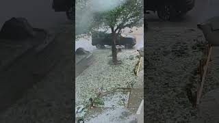 Intense Hailstorm in Calgary Caught on Camera [upl. by Parrott443]