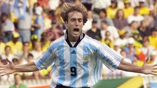 Gabriel Batistuta Best Skills amp Goals [upl. by Imoan]