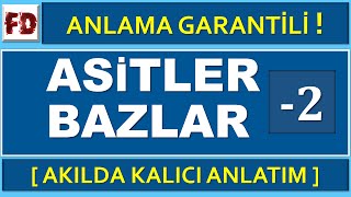 ASİTLER BAZLAR 2 15 dk da  ANLAMA GARANTİLİ [upl. by Brandise269]