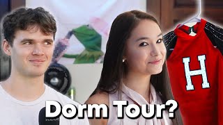 Asking Harvard Students for a Dorm Tour [upl. by Nnylrats]