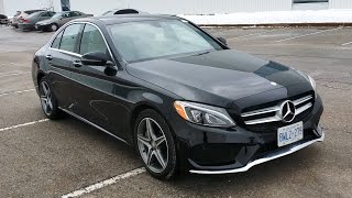 MercedesBenz 2016 C300 4MATIC Revs Review and Drive [upl. by Gildea]