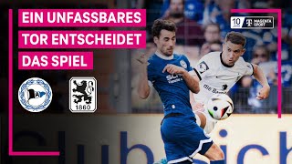 DSC Arminia Bielefeld  TSV 1860 München Highlights mit LiveKommentar  3 Liga  MAGENTA SPORT [upl. by Othelia977]