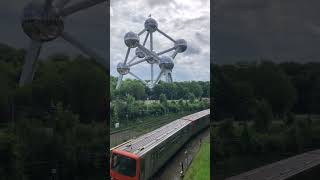 Bruxelles atomium Metro quotHeizelquot Linea 6 [upl. by Call10]