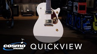 Gretsch G2210 Streamliner Junior Jet Club in Vintage White Quickview  Cosmo Music [upl. by Neladgam]