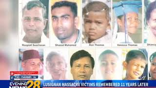 LUSIGNAN MASSACRE VICTIMS REMEMBERED 11 YEARS LATER 28 01 2019 [upl. by Satsoc]