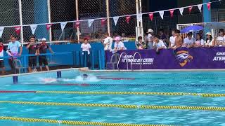 Julia’s 50m Backstroke Lane 8 during the 8th SHSAteneo Invitational Swim Meet 2024 [upl. by Hahn]