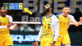 THIS IS The Most Dramatic Volleyball Match in 2021  Lube vs Modena  Highlights  Italian Superlega [upl. by Acassej568]