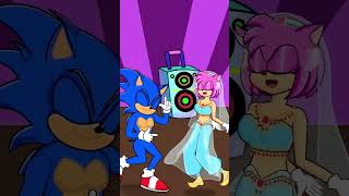 Amy Knuckles Sonic Dance Funny Animation animation memes coffindance [upl. by Ordnael535]