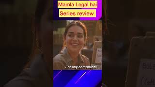 Mamla Legal Hai Series Review  Netflix [upl. by Grove322]