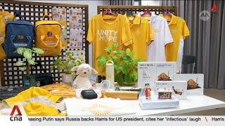 Thousands of souvenirs sold as Singapore gears up for Pope Francis visit [upl. by Nalid882]