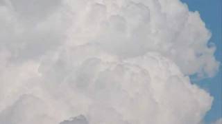 Cumulus and Cumulonimbus  timelapse [upl. by Ahsieker]