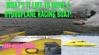 Whats it like to ride in a Hydroplane Racing boat [upl. by Assiluy]