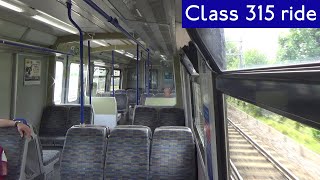 TfL rail Class 315 ride from Romford to Liverpool Street [upl. by Aramac749]