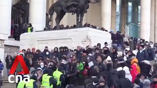 Thousands of Mongolians protest against corruption dire state of economy [upl. by Staal]