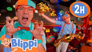 Blippi Throws A HALLOWEEN PARTY  Blippi and Meekah Best Friend Adventures [upl. by Trista]