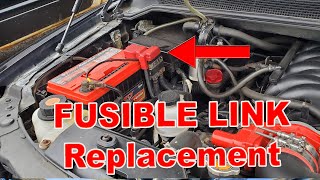 Fusible Link and Battery Connector Replacement on a Nissan Titan [upl. by Lenora391]