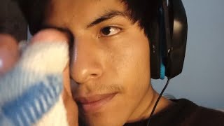 Asmr limpiando tu rostro para que duermas Asmr cleaning your face to sleep [upl. by Mitzl]