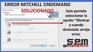 Error Mitchell Ondemand solo esta habilitado opcióneliminar Resuelto [upl. by Llekcor]