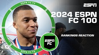 2024 ESPN FC 100 Rankings Reaction ⚽  ESPN FC [upl. by Cooperman]