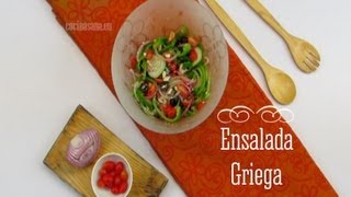 Ensalada Griega  Receta original [upl. by Jar]