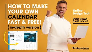 Master Calendar 📅 Creation with Our FREE Design Software Full Tutorial 🚀🖌️ [upl. by Kinnard]