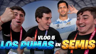 🇦🇷 LOS PUMAS ganaron con GALES 🏴󠁧󠁢󠁷󠁬󠁳󠁿 y están en SEMIS del MUNDIAL 🏆  Rugbeat vlogs [upl. by Perl]