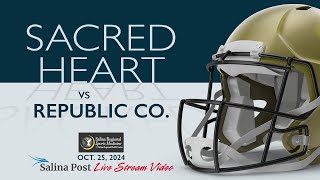 Sacred Heart Football vs Republic Co 102524 [upl. by Apgar]