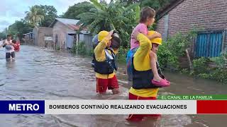 BOMBEROS CONTINÚO REALIZANDO EVACUACIONES [upl. by Carita]