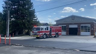 Spokane Fire Department Engine 18 Responding [upl. by Lotsirb246]