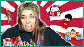 YOUTUBERS PRUEBAN DULCES JAPONESES  PILO [upl. by Esli]