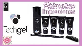 TechGel Poligel de Organic NailsPrimeras impresionesFanyCC [upl. by Nodnahs]