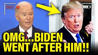 FED UP Biden PUBLICLY SHAMES Trump in Speech [upl. by Abey459]